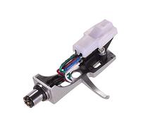 Universal LP Recorder Turntable Headshell Cartridge Kit with 1 2 Inch Mount for LP120 USB LP240 LP1240 Direct drive Professional Turntables Transparent Conical Stylus 4 5mV Output Aluminum Alloy Body