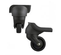 Universal Luggage Wheels Replacement Kit for Suitcase, Steel Core 360° Silent Spinner Wheels for Suitcases - Fits Major Brand Rolling Luggage (2 Pcs)