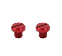 Universal M10 Motorcycle Mirror Hole Plug Screw Bolts Motorcycle Equipments Parts For CB500F CB500X CRF250 For Rally CRF250L CRF250M Fairing Bolt Kit(Left Right Red)