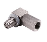 Universal M18x1.5 Car Exhaust Catalyst Rear Oxygen Sensor Spacer 90 Degree Catalyst Lambda O2 Adapter CEL Fix