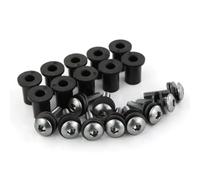 Universal M4 Motorcycle Accessories Windscreen Windshield Wind Deflectors For Bolt Kit Screw Motorbike Fasteners Bolts Nut Clips Kit Motorcycle Bolt(Metallic)