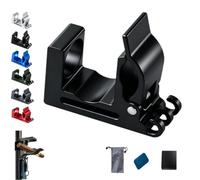 Universal Magnetic Cigar Clip for Golf Cart, Golf Cigar Holder | Aluminum 30-60 Ring Gauge Clip, Magnetic Lock with Anti-Slip Silicone Back, Metal Plate and Storage Bag, for Golfers