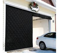 Universal Magnetic Door Insulation Kit Windproof & Waterproof Closure Extra-Wide Adhesive Area Top-Stop Buckles Keeps Cold Air Out (Br1 108.27" x 84.25")