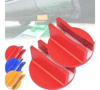 Universal Magnetic Jack Pad,Pinch Weld Frame Rail Adapter, 0.37" Slotted Aluminum Grooved Jack Puck Pinch, Automotive Repair Tool Accessory,Fits Uni-Body Vehicles & Most Floor Jacks