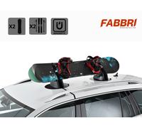 Universal Magnetic Ski And Snowboard Roof Rack With Anti-Theft Ellipse