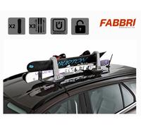 Universal Magnetic Ski And Snowboard Roof Rack With Double Anti-Theft KOLUMBUS