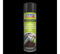 Sealey Universal Maintenance Lubricant with PTFE 500ml, Pack of 6