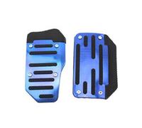 Universal Manual Automatic Transmission Non-Slip Design Car Pedal Cover Set Kit Auto Accessories Gas Brake Pedal Aluminum Car Brake Pedal (Color : Auto-silver)(Auto-blue)