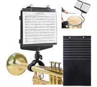 Universal Marching Band Lyre with 10 Double-Sided Folio Pages clarinet Lyre Trumpet Lyre and Flip Folder Marching Band Snare Drum Lyre