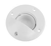 Universal Marine Drain Valve, Durable Nylon Scupper Valve, Prevents Water Infiltration for Boat Transoms, Fish Wells, 90mm Diameter, 1 Unit