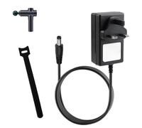 Universal Massage Gun Charger Adapter,25.2V 1A Universally Compatible,Muscle Massagers Battery Charger Cable with Led Indicator,for Muscle Guns,Home,Office,Travel