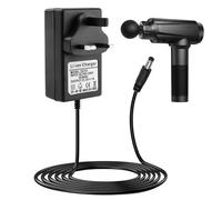 Universal Massage Gun Charger Adapter Replacement, 25.2V 1A Power Supply Cable with LED Indicator, Wide Voltage Adaptability Charging Cable for Electric Massagers
