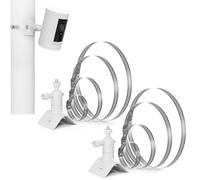 Universal Mast Mount Compatible with Eufycam 2/2C/2C Pro/3/3C/S330/S300, AR lo Pro 5S/4/3/2/Ultra/Essential XL, Ring/Google Nest/Wyze 1/4 Inch Cameras, 360° Swivel, Diameter 5-20 cm/No Drilling