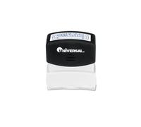 Universal Message Stamp- COMPLETED- Pre-Inked-Re-Inkable- Blue Ink