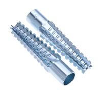 Universal Metal Anchor 6 mm x 32 mm Zinc Plated for Cellular Concrete Expanded Clay Block Utilised as Expansion Element Combined with Screw-in Expansion pin KMG Screw-in Hooks Pack of 10 pcs