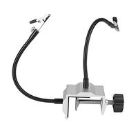 Universal Metal Arm Electric Iron Holder Solder Station Clamp Flexible Helping Hands Tool for Soldering Electronics DIY Projects High Quality Durable Metal Material 250mm Arm