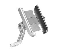 Universal Metal Bike Phone Rack Aluminum Alloy Bicycle Mobile Phone Holder Motorcycle Bike Handlebar Mount Phone Holder(Silver model A)