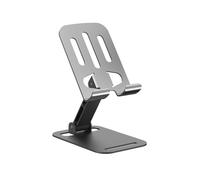 Universal Metal Cell Phone Stand, Multi-Angel Adjustable 360° Rotation Metal Phone Stand, Compatible with iPhone 16/15/14/13/12 Pro Max All Smartphones