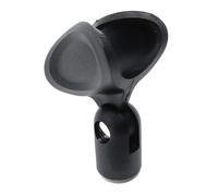 Universal Microphone Mic Clip Holder 25-30mm, Supplied with 5/8" to 3/8" Metal Thread Adaptor