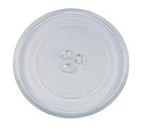 Universal Microwave Turntable Glass Plate With 3 Fixtures, 245 Mm