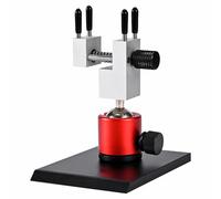 Universal Mini Vise Work Holder, 360 Degree Swivel Ball Head, Heavy Weighted Base for Stability, Soft Silicone Pegs for Miniature Painting, Adjustable Modelling Clamp for Crafts