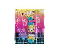 Minions CMYK Rave Silky Touch Super Soft Throw Blanket 152 x 127 cm, 50" x 60"