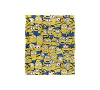 Universal Minions Minion Group Silky Touch Blanket 152x127cm in White | Size: 152x127 cm Universal White 152x127 cm