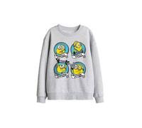 Universal Minions & Monsters Film Crew Kids Sweatshirt, Athletic Heather in Grey | Size: 7-8 Years Universal Grey 7-8 Years