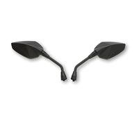 Pair of mirrors universal fits many vehicles black M10 right on both sides