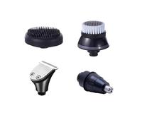 Universal Models, 3D 4D 5D 6D 7D 8D 9D Replaceable Shaver Heads, Nose Trimmer & Hair Clipper & Facial Massage Heads(4-in-1 Blade Head)