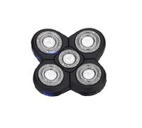 Universal Models, 3D 4D 5D 6D 7D 8D 9D Replaceable Shaver Heads, Nose Trimmer & Hair Clipper & Facial Massage Heads(5 Blades Head Black)