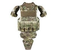 Universal Modular Tactical Protective Vest With Quick-release Buckles MOLLE System Flame Resistant Nylon Protector Gear For Outdoor Training CS Airsoft