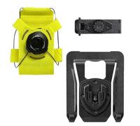 Universal Molle Chest Mount Pouch, Tactical Holder for Two-Way Radio, Police Body Camera and Action Cam, Heavy Duty Nylon Harness for Outdoor Live Stream, Duty, Airsoft(Yellow,MOLLE)