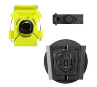 Universal Molle Chest Mount Pouch, Tactical Holder for Two-Way Radio, Police Body Camera and Action Cam, Heavy Duty Nylon Harness for Outdoor Live Stream, Duty, Airsoft(Yellow,Concealed)