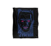 Universal Monsters Blanket, 152 x 127 cm Dracula Neon Super Soft Throw Blanket Universal Multicolor 152 x 127 cm