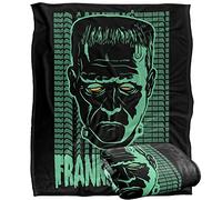 UNIVERSAL MONSTERS Blanket, 152 x 127 cm Frankenstein Neon Silky Touch Super Soft Throw Blanket