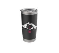 Universal Monsters Bride and Frankenstein I Heart Us Stainless Steel Insulated Tumbler