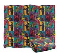 Universal Monsters Collage Blanket White (One Size)