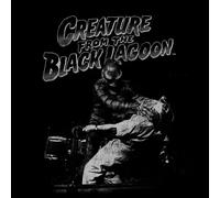 Universal Monsters Creature From The Black Lagoon Black and White Women's T-Shirt - Black - XL