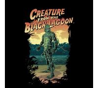 Universal Monsters Creature From The Black Lagoon Illustrated Sweatshirt - Black - S