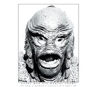 Universal Monsters Creature From The Black Lagoon Portrait Men's T-Shirt - White - L