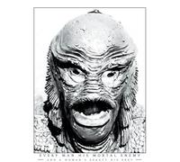Universal Monsters Creature From The Black Lagoon Portrait Women's T-Shirt - White - XL