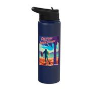 Universal Monsters Creature from the Black Lagoon Poster Stainless Steel Insulated Water Bottle