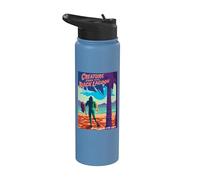 Universal Monsters Creature from the Black Lagoon Poster Stainless Steel Insulated Water Bottle