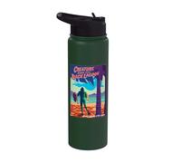 Universal Monsters Creature from the Black Lagoon Poster Stainless Steel Insulated Water Bottle