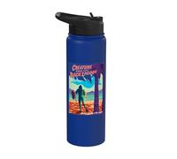 Universal Monsters Creature from the Black Lagoon Poster Stainless Steel Insulated Water Bottle