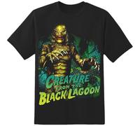 Universal Monsters Creature from The Black Lagoon Tee Standing Gillman T-Shirt Size 3XL