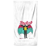 Universal Monsters Dracula Beach Towel in White Universal Monsters White