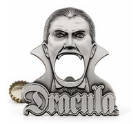 Universal Monsters Dracula Large Metal Bottle Opener - Officially Licensed Horror Collectible, 100 x 90mm Durable Metal, Magnetic Fridge Display