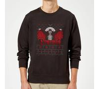 Universal Monsters Dracula Christmas Jumper - Black | Size: Medium Universal Monsters Black M